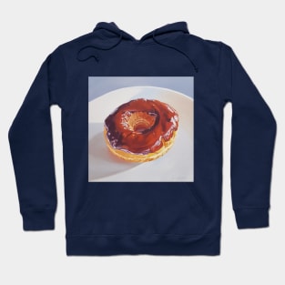 Chocolate Dip Donut painting (#3) Hoodie